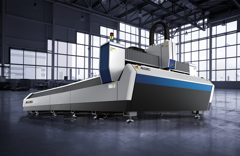 ACCURL Výrobcovia 1000 W vláknový CNC laserový rezací stroj s IPG 1KW